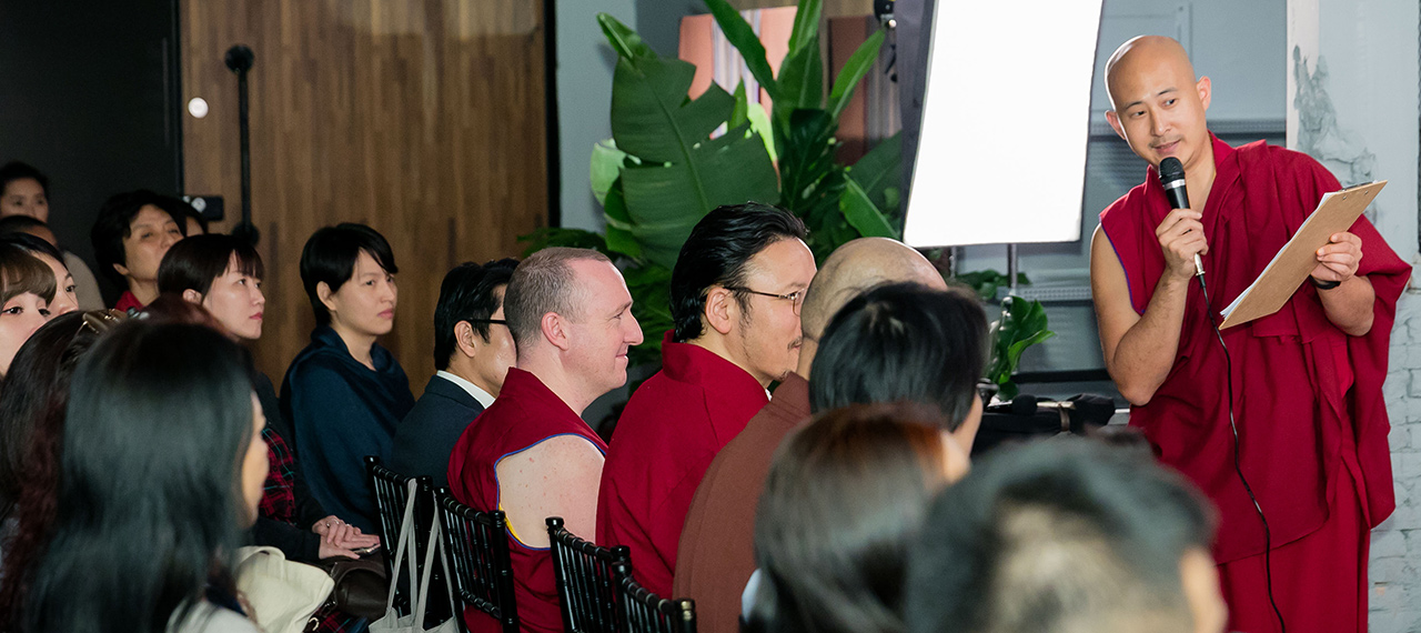 Khenpo Karma Lhabu and Zheng Feng